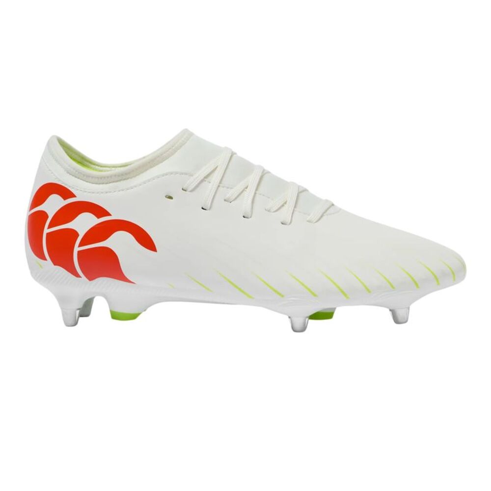 Canterbury Unisex Adult Speed Falcon Team Soft Ground Rugby Boots / Snow White